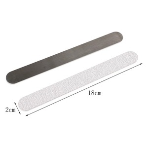 Lima de Uñas Profesional de Doble Cara EMERY, Patrón Recto, Reutilizable, Papel de Lija de Grano 100, Pulidor para el Cuidado de las Uñas - BAFA SURGICAL - Product Image 2