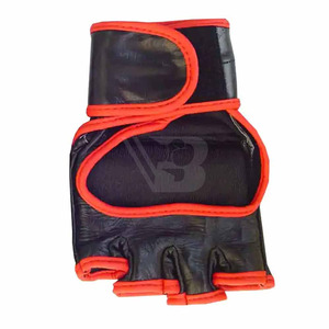 Custom Logo Genuine Leather MMA Gloves for Competition Soft <b>Foam</b> <b>Padding</b> Superior Craftsmanship UFC Fight MMA Grappling Gloves - Product Image 2