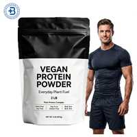 Poudre de protéines de lactosérum purement végétalienne, complément nutritionnel pour la musculation et le sport, protéines de lactosérum en poudre brute