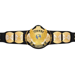 Ceinture de championnat de lutte mondiale, design aigle doré premium avec sangle noire et logo W audacieux, haute qualité, personnalisable - Product Image 3