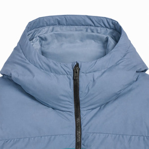 High Wholesale Outdoor Light <b>Warm</b> Duck Custom Logo Canvas Black Winter Windproof Bubble Filled Down Jackets for Man High Quality - Product Image 6