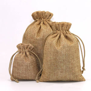 Natural Jute Packaging <b>Bags</b> with Strong Rope Closure for Secure and Reliable Packaging - Product Image 3