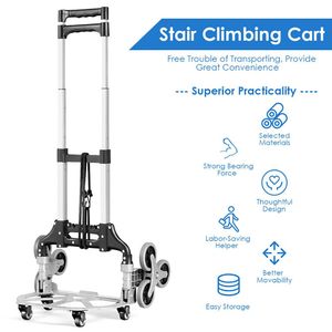 Carrello Pieghevole Portatile per Scale con Ruote Solide, Capacità 400kg - Product Image 6