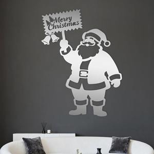 ของตกแต่งผนังรูปซานตาคลอสทำมือจากโลหะสีดำ ของตกแต่งบ้านสำหรับงานปาร์ตี้ ของตกแต่งผนังห้องเด็กเล่น และงานศิลปะติดผนังสำหรับเทศกาล จากอินเดีย - Product Image 6