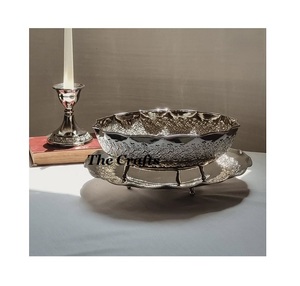 Tazón para Frutas Ecológico de Diseño Excelente y Alta Calidad, Tazón de Servir de Acero Inoxidable Martillado para Vajilla, Tazón Decorativo - Product Image 6