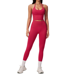 Conjunto Deportivo para Mujer, Top Deportivo y Leggings para Yoga, Dos Piezas, Ropa para Entrenamiento, Gimnasio, Ejercicio - Product Image 6