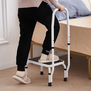 1-Step Steel Step Ladder with 3 Adjustable Heights <b>Portable</b> 330lbs Capacity Toddler and Adult Step <b>Stool</b> for Stairs - Product Image 2