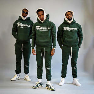 Conjunto Deportivo ActivePro para Hombre, Estilo Vintage, Lavado Ácido, Poliéster Sólido, para Gimnasio y Running |   Corte Regular |   Secado Rápido |   Negro - Product Image 3