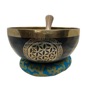 Cuenco de Bronce Tradicional con Sonido Profundo y Resonante para Terapia de Sonido y Relajación - Product Image 3