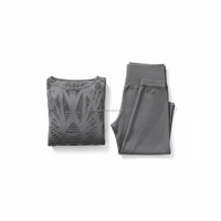 Ensemble de yoga pour femmes, taille haute, uni, sans manches, respirant, personnalisable, vente en gros OEM