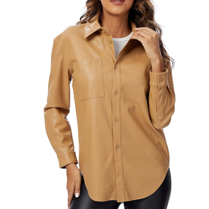 Chaqueta de Cuero Vegano para Mujer al por Mayor - Prenda de Cuero Sintético de Alta Calidad - Product Image 2