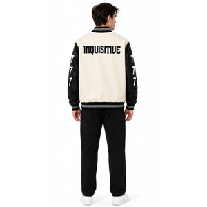 Veste de baseball en tissu de laine à séchage rapide et confortable, broderie tendance, prix abordable, veste de sport tendance - Product Image 4