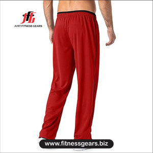 Pantalon de survêtement en coton pour homme, taille élastique avec cordon de serrage, pantalon de jogging décontracté avec poches latérales, idéal pour l'automne - Product Image 2