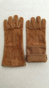 Guantes de Seguridad de Cuero con Puño Largo para Soldadura, Chimenea, Barbacoa y Horno - Product Image 3