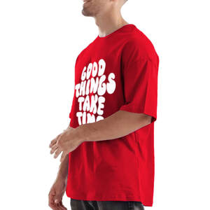 Camiseta de Manga Corta Extra Grande con Logotipo Personalizado, 250GSM 280GSM, Estilo Básico, Impresión de Logotipo Personalizada - Product Image 2