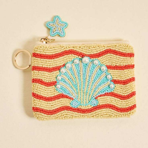 Handmade Lobster Beaded Open Pouch Ocean Theme Clutch <b>Purse</b> Bead Embroidery Small Handbag Stylish Women Accessory Eco-Friendly - Product Image 1
