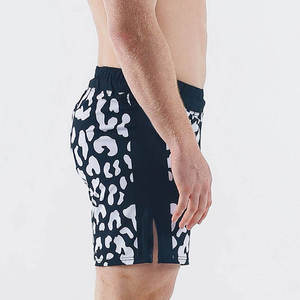 Shorts de grappling MOHZA INDUSTRIES imprimés pour BJJ MMA, logo personnalisé sur le devant, tissu Spandex/Polyester, fusion sans couture, coupe classique - Product Image 4
