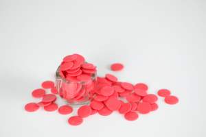 Bouton de cacao HALAL de haute qualité Bonbons alimentaires Boulangerie Vente en gros Bonbons Snack Rose Chocolat composé OEM/ODM Bon prix - Product Image 2