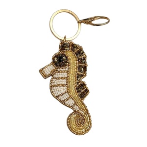 Glass Beaded Seahorse Keychain Bag Charm Hold to <b>Keys</b> or Bag Charm <b>Key</b> Chains for Bag <b>Purse</b> Backpacks for Girls Gifted Accessory - Product Image 1