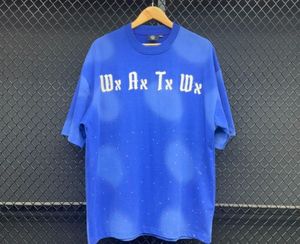 T-shirt personnalisé avec broderie appliquée pour hommes, 100 % qualité supérieure, effet délavé au soleil - Product Image 4