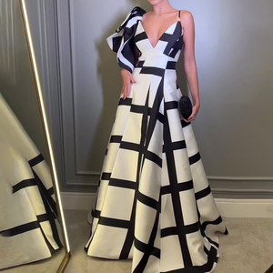 Robe longue élégante à lacets géométriques taille haute pour femme, robe de soirée sexy sans manches et dos nu - Product Image 6