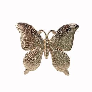 Les anneaux de serviette en métal papillon les plus vendus, au design luxueux, ajoutent une touche professionnelle et d'une qualité restaurant à la table familiale. - Product Image 2