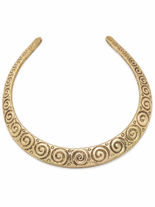 Collar Hasli de Latón Hecho a Mano |   Collar de Latón Sólido |   Joyería Tradicional de Diseño Exclusivo |   Fabricante de Joyería OEM y ODM - Product Image 1