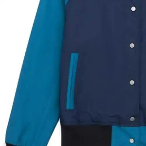 Chaqueta universitaria bomber lisa al por mayor para hombre, con logo personalizado, mangas de PU, chaqueta varsity de lana de moda para hombre - Product Image 6