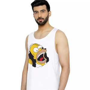 Camisetas sin mangas para hombre, sublimadas, lisas, de secado rápido, para correr, hacer ejercicio muscular, entrenamiento en el gimnasio, precio económico con personalización. - Product Image 5
