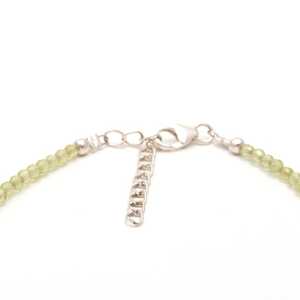Natural Peridot Faceted Round Gemstone <b>Beaded</b> <b>Bracelet</b> 2MM Handmade Dainty Peridot Stone <b>Bracelet</b> for Women and <b>Men</b> Wholesale - Product Image 6