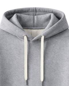 Customized Men Grey <b>Short</b> <b>Sleeve</b> Hoodie Pullover Cotton Fleece Casual Streetwear Kangaroo Pocket Lightweight Summer <b>Sweatshirt</b> - Product Image 4
