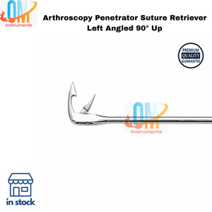 Angulado a la Izquierda 90° °   Pinza de recuperación de suturas para artroscopia UP Penetrator |   Instrumentos Quirúrgicos para Cirugía Artroscópica de Hombro |   OLDMED - Product Image 2