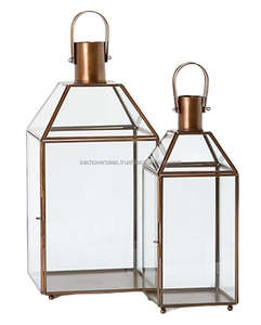 Vela de Metal de lujo, soporte de luz de té, linterna decorativa personalizada, tamaño pequeño, mediano y grande - Product Image 1