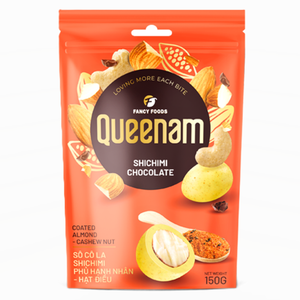 Factory OEM/ODM Wholesale High Quality Dragee <b>Chocolate</b> 150G Shichimi <b>Chocolate</b> Coated Almond Cashew Nuts HALAL Snacks Hot Sale - Product Image 1