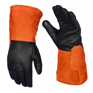 ถุงมือเชื่อมแบบ TIG ทำจากหนังวัวแท้ทั้งฝ่ามือและนิ้ว - Product Image 1