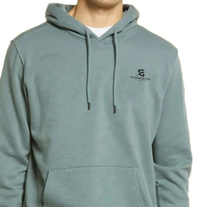 Sweat-shirt à capuche surdimensionné pour homme, doublé polaire, avec cordon de serrage et poche, collection hiver 2026 - Product Image 3
