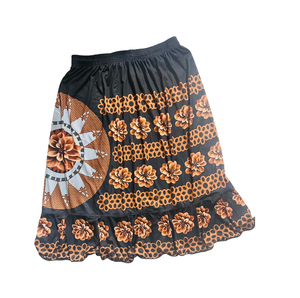 Latest Fashion Women's Casual <b>Skirt</b> Hawaiian Islander Guam Micronesia 100% Polyester Fabric Embroidered Ankle-Length Satin <b>Beach</b> - Product Image 6