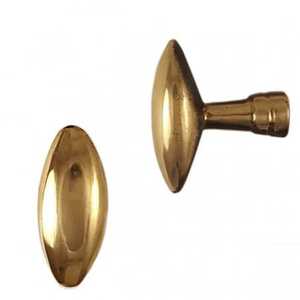 Boutons de meuble ronds en nickel poli, poignées de tiroir en alliage de zinc avec bord perlé, ensemble de 2 boutons décoratifs en laiton pour cuisine - Product Image 6