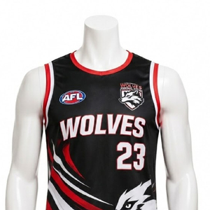 เสื้อทีม AFL แบบกำหนดเอง พร้อมโลโก้ ชื่อทีม และหมายเลข ระบายอากาศได้ดี สำหรับทุกเพศ พิมพ์ลายแบบ Sublimation เต็มตัว รับผลิตแบบ OEM ODM จากโรงงานโดยตรง 100% - Product Image 5
