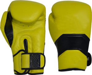 Guantes de boxeo profesionales de fábrica personalizados para hombre Material de cuero PU Característica impermeable - Product Image 4