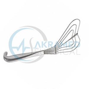 เครื่องมือผ่าตัดหัวใจและหลอดเลือด Allison Lung Retractor ขนาด 26 ซม. 132 มม. ผลิตจากสแตนเลสสตีล ได้รับการรับรองมาตรฐาน CE ใช้ซ้ำได้ - Product Image 2