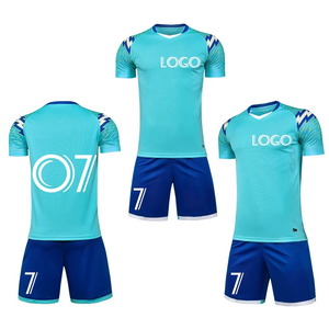 Conjunto de Camiseta de Fútbol Sublimada para Hombre, Manga Corta, Absorbe la Humedad, Transpirable, Ropa Deportiva para Todas las Temporadas, Uniforme de Fútbol - Product Image 4