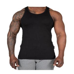 T-shirt d'été sans manches pour hommes, respirant, Slim, Fitness, débardeur, solide, vente en gros, collection 2022 - Product Image 1