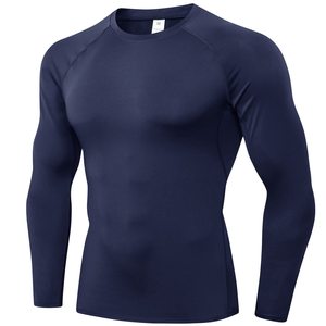 Camiseta Deportiva de Compresión para Hombre, Manga Larga, Absorbe la Humedad, para Gimnasio y Running, Proveedor Mayorista - Product Image 3