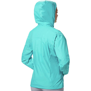 Nouvelle arrivée : veste coupe-vent pour femme, 100 % polyester, softshell, fermeture éclair, impression de logo personnalisée, fabrication OEM. - Product Image 2