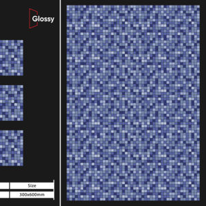 กระเบื้องบุผนังเซรามิกคุณภาพสูง ขนาด 30x60 ซม. ผิวเงา 12x24 นิ้ว ดีไซน์ทันสมัย สำหรับตกแต่งผนังภายในห้องน้ำและห้องครัว - Product Image 1