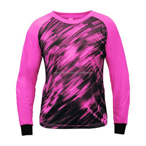 Maillot de football personnalisable pour gardien de but, uniforme d'entraînement, manches longues, protection, 100% polyester, séchage rapide, respirant - Product Image 2