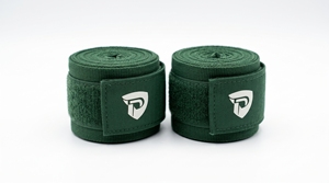 ผ้าพันมือฝ้ายสีเขียวสำหรับฝึกซ้อมมวย ไซส์ L สวมใส่สบาย - Product Image 1