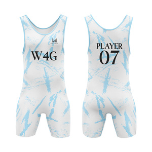 Custom Unisex MMA Wrestling Singlet Heat Transfer Printed 100% Polyester Quick Dry <b>Adjustable</b> <b>Strap</b> Scoop Neck Customizable Logo - Product Image 6