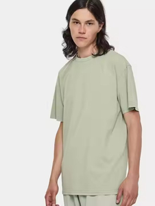 Nouveau T-shirt Homme Léger et Long en Coton 100% Coupe Oversize, Design Personnalisé, Respirant, Manches Courtes, Décontracté pour l'Été - Product Image 4